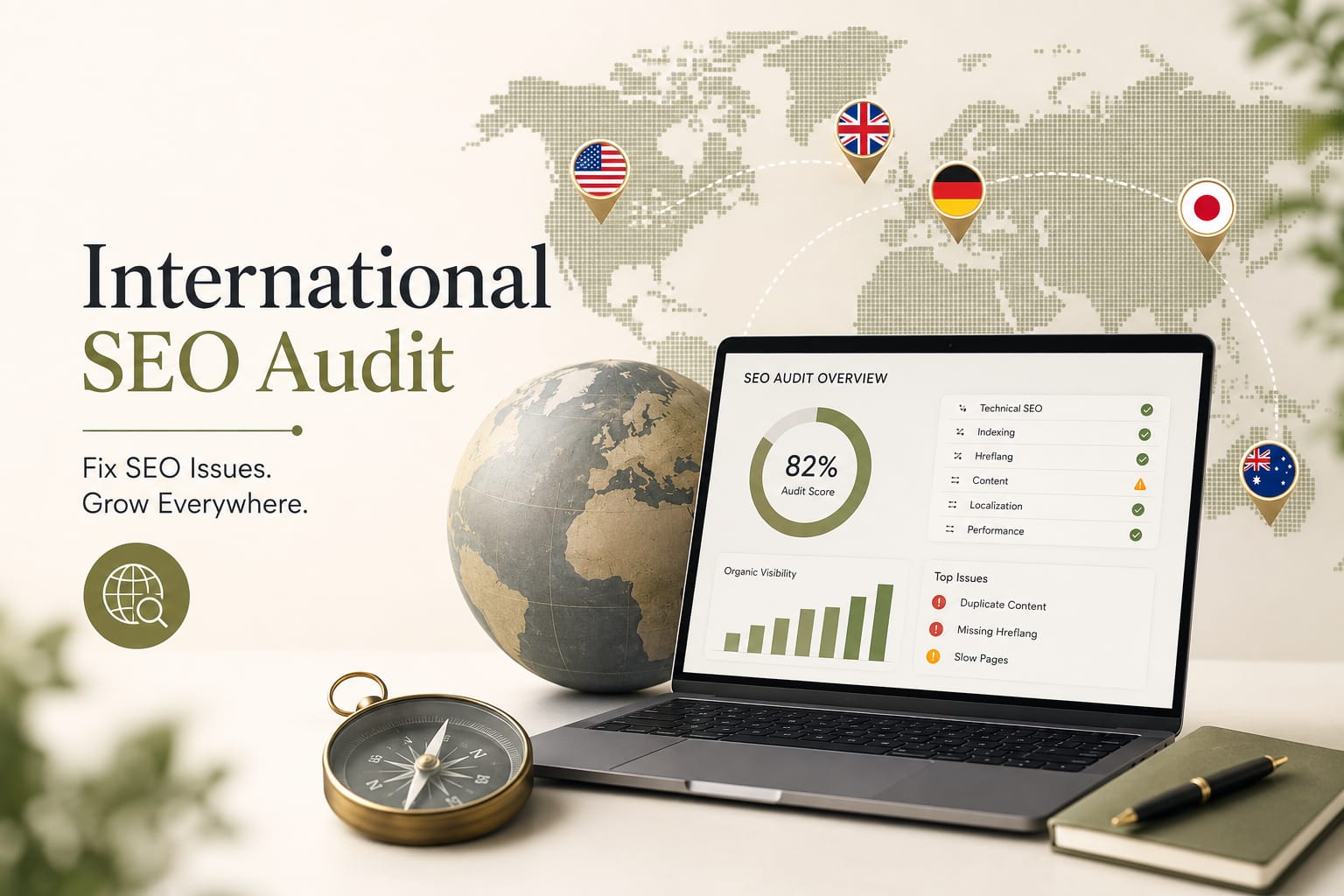 International SEO Audit: How to Fix SEO Problems Across Multiple Countries