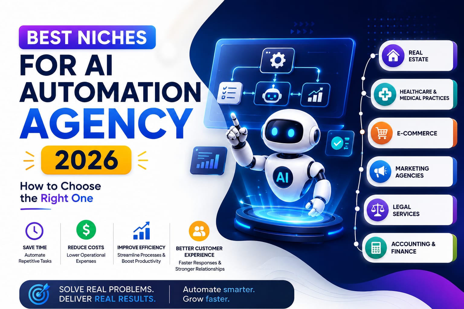 Best Niches for AI Automation Agency 2026: How to Choose the Right One