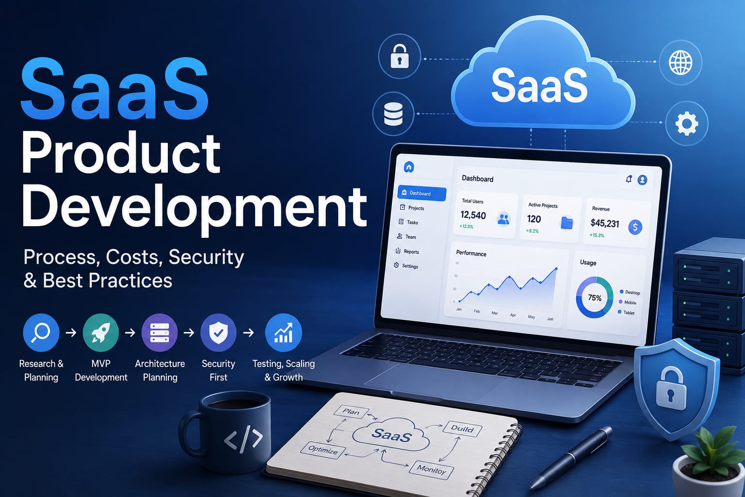 SaaS Product Development: Process, Costs, Security & Best Practices