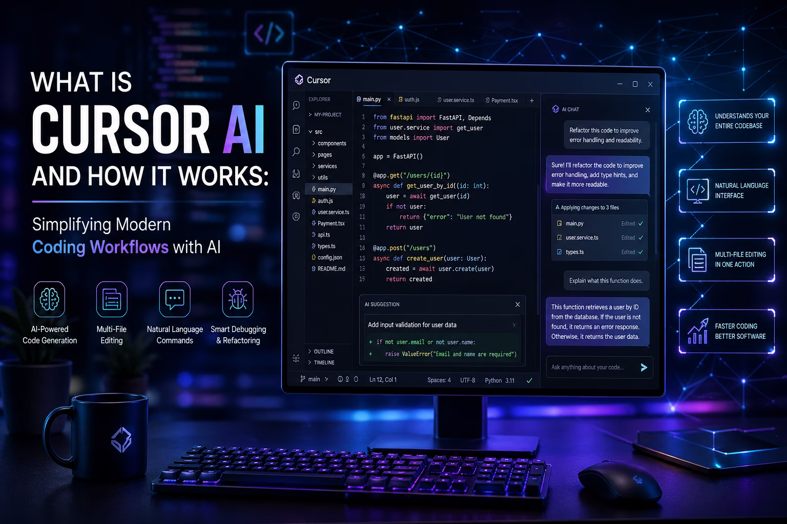 What is Cursor AI and How It Works: And How It Simplifies Modern Coding Workflows